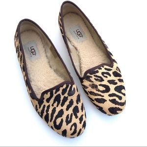 Ugh leopard flats